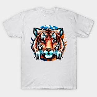 Graffiti Tiger Art T-Shirt